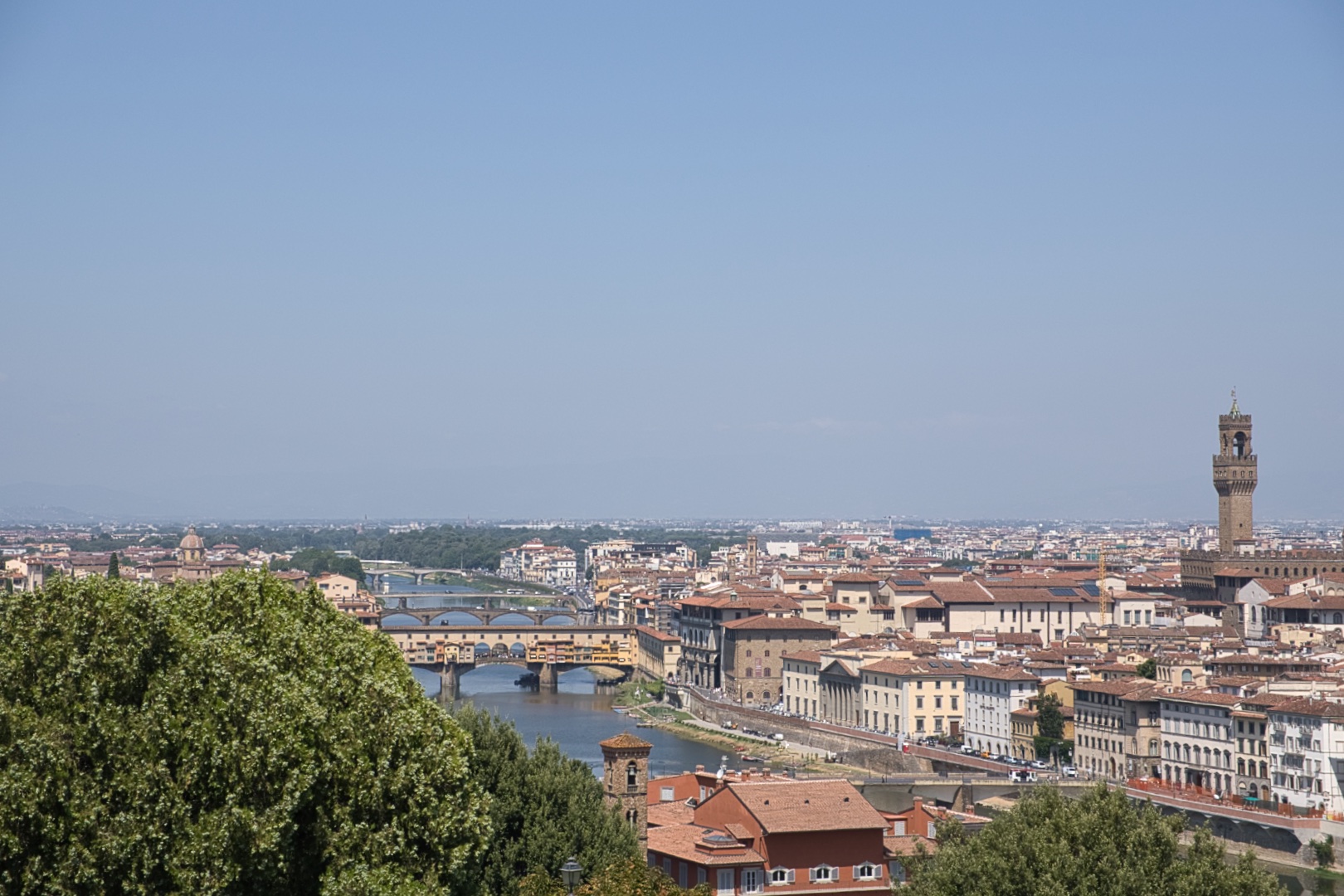 Der atemberaubende Ausblick vom Piazzale Michelangelo.
