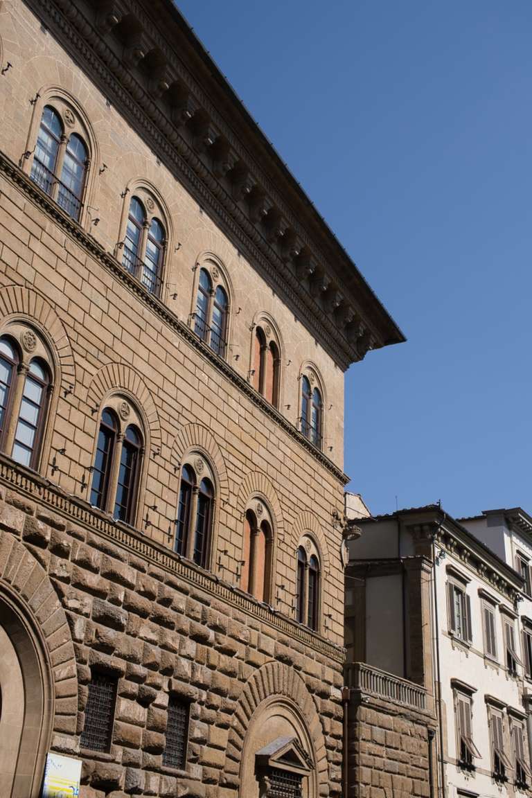 Die Renaissance Stadt Florenz und der Palazzo Medici.